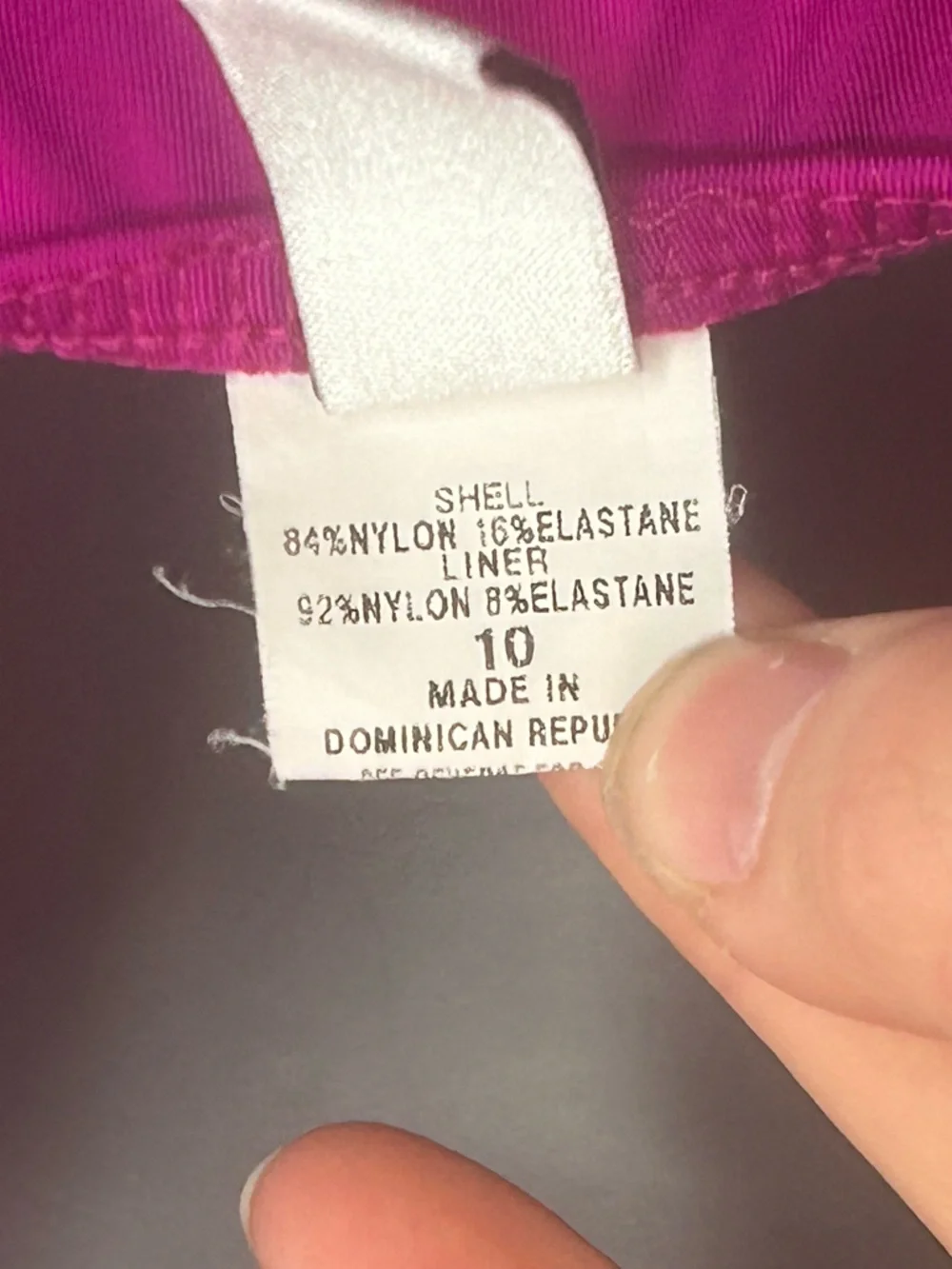 Badgley Mischka Fuschia One-Piece Ruched Swimsuit - Picture 5 of 7